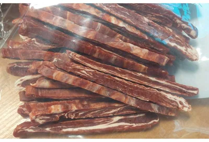 KIDDOG Strips jautienos natūralios juostelės 500g