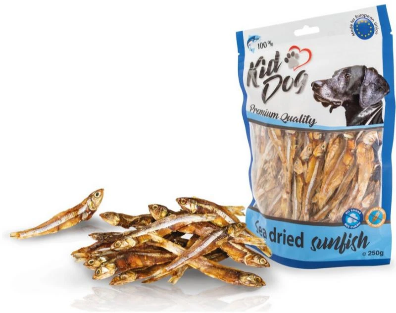 KIDDOG Sunfish džiovintos žuvytės 250g