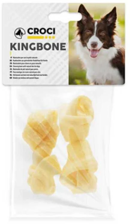Croci Spa King Bone Kaulas baltas su mazgu 20g 7.5cm 2vnt