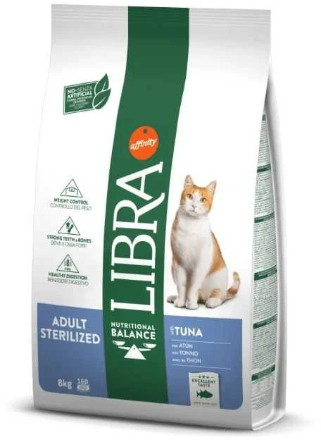 LIBRA CAT STERILIZED pašaras katėms su tunu 1.5kg (12)