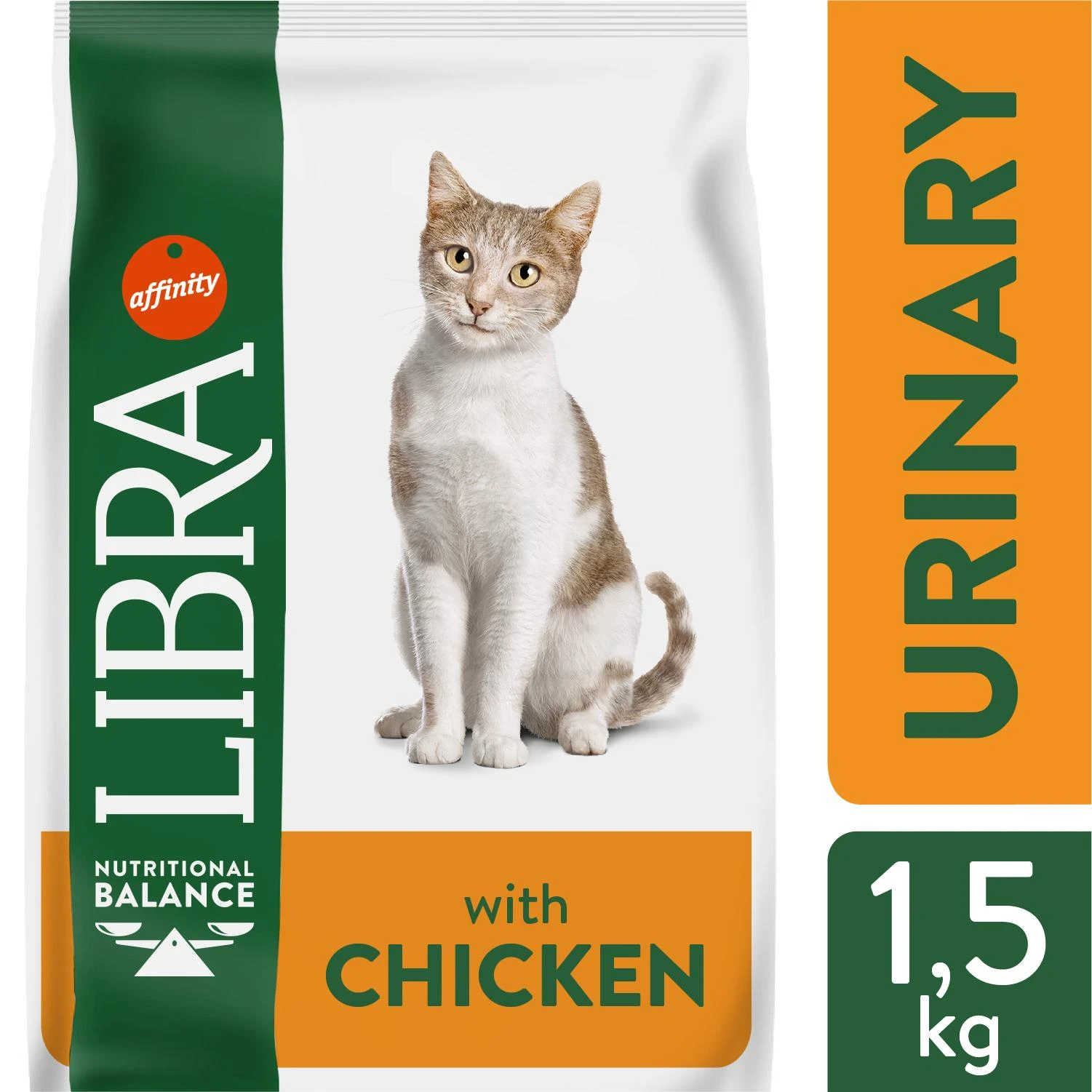 LIBRA CAT URINARY pašaras katėms su vištiena 1.5kg