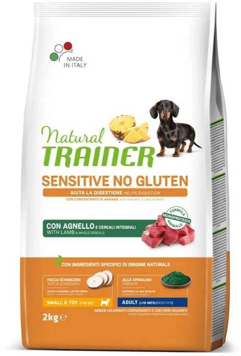 Natural Trainer ADULT DOG SENSITIVE be gliuteno MINI su ėriena 2kg