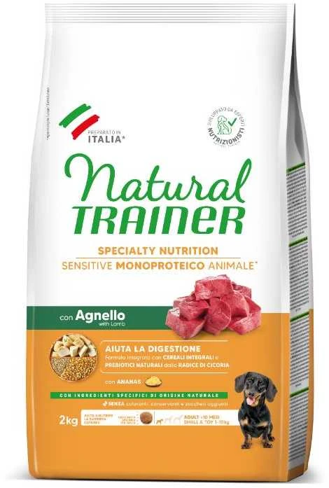 Natural Trainer ADULT DOG SENSITIVE be gliuteno MINI su ėriena 2kg