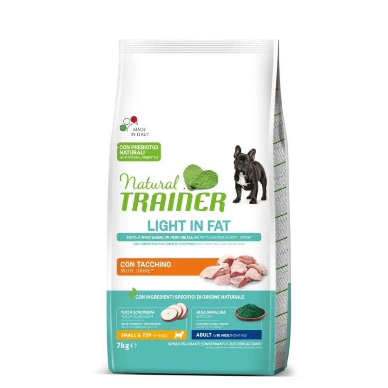 Natural Trainer Adult LIGHT IN FAT su kalakutiena 7kg