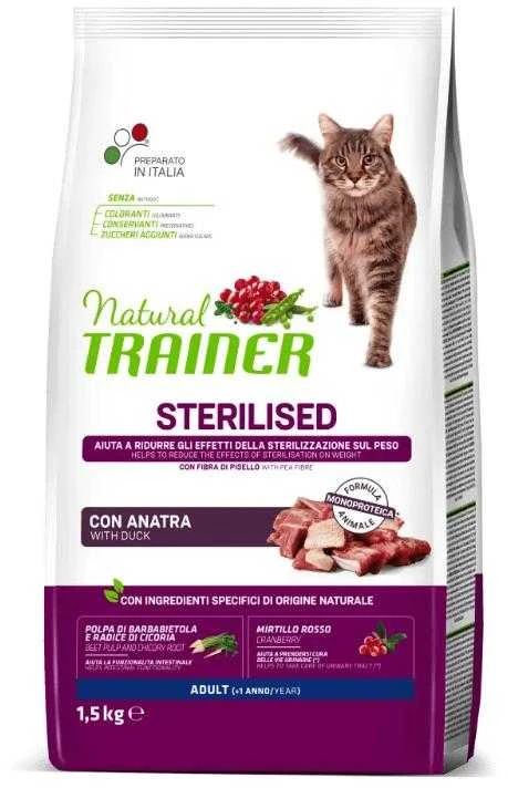 Natural Trainer Cat adult Sterilised su antiena 1.5kg (6)