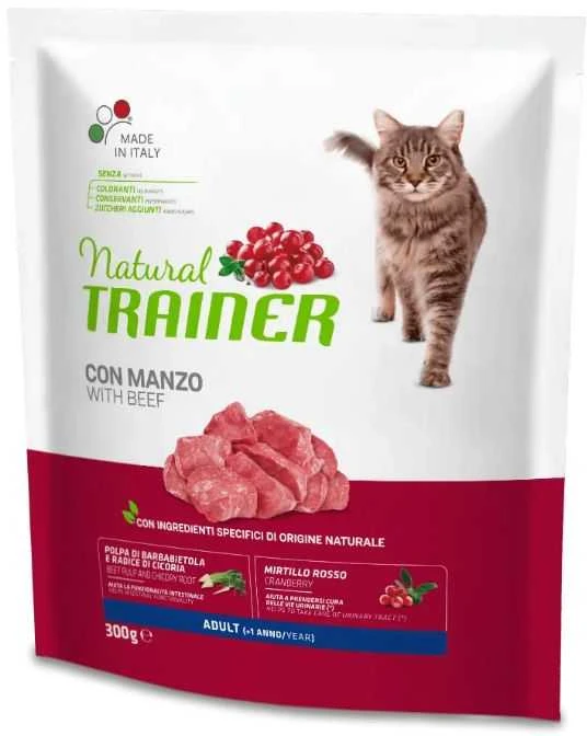 NATURAL TRAINER CAT ADULT su jautiena 0.3kg