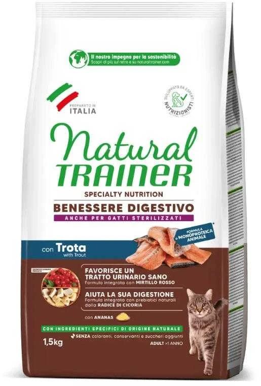 Natural Trainer CAT SENSITIVE NO GRAIN TROUT su upėtakiu 1.5kg (6)