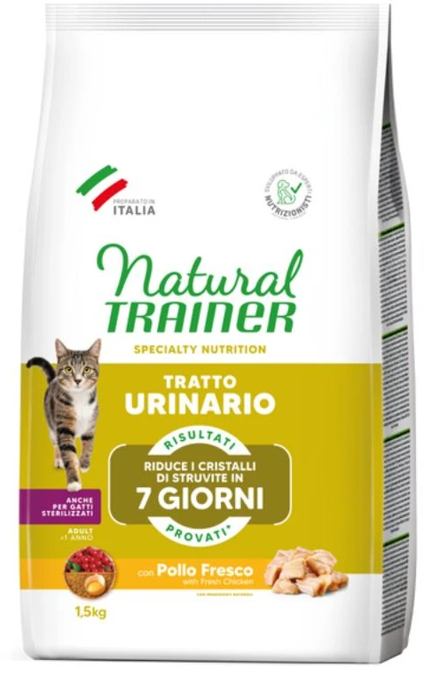 Natural Trainer CAT URINARY CHICKEN su vištiena 1.5kg (6)