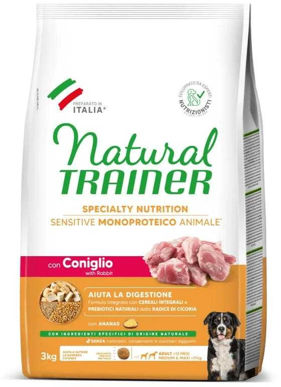 NT ADULT DOG SENSITIVE NO GLUTEN M/M RABBIT (triušiena) 3kg