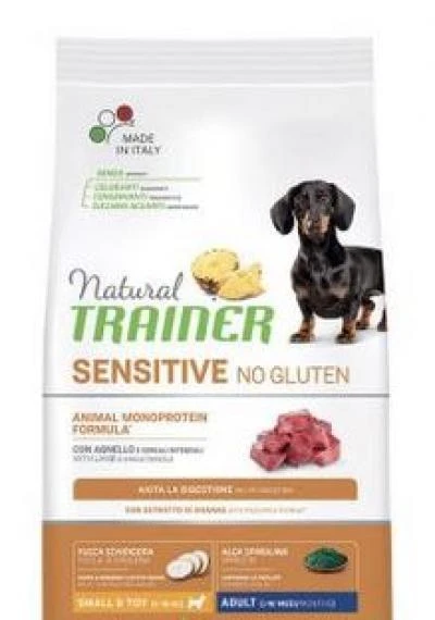 NT ADULT DOG SENSITIVE NO GLUTEN MINI LAMB (ėriena) 800g