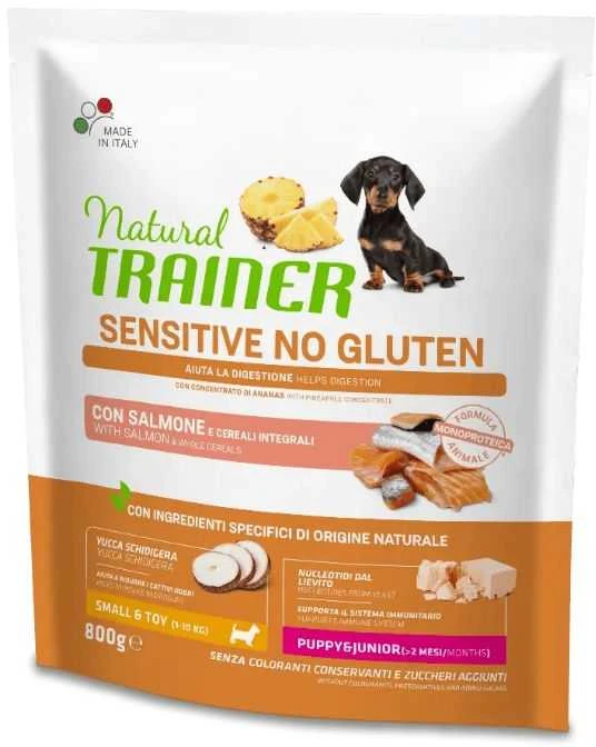 NT DOG SENSITIVE NO GLUTEN PUPPY&amp;JUNIOR MINI SALMON (lašiša) 800g
