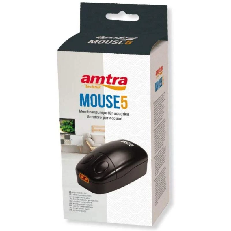Croci Spa Wave Epsilon Mouse 5 oro pompa kompresorius dviejų išėjimų 4L/min