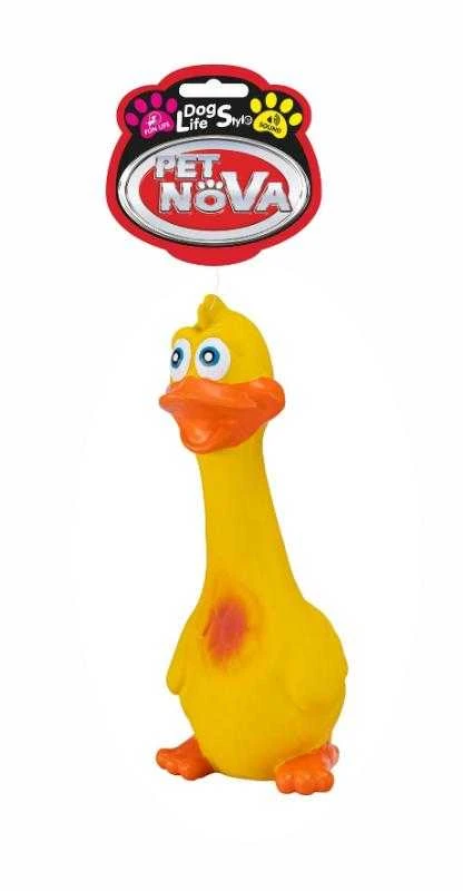 PET NOVA Latex Duck lateksinė antis 18cm 1vnt