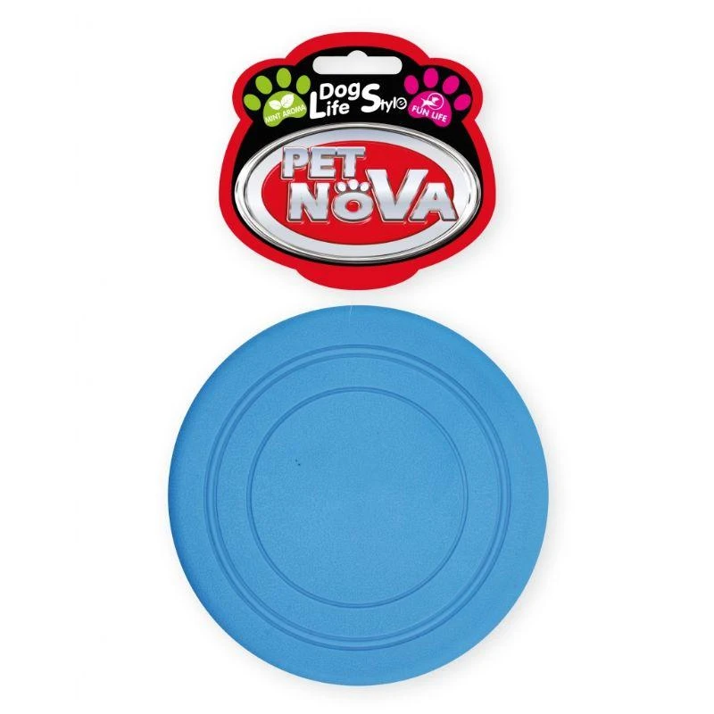 PET NOVA skraidanti mėlyna lėkštė šunims 18cm 3vnt