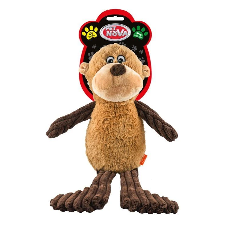 PET NOVA Monkey pliušinė minkšta beždžionė 40cm