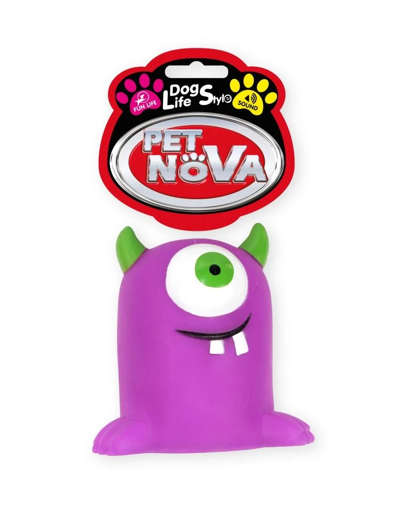 PET NOVA MONSTER vinilo žaislas šunims 10cm 3vnt