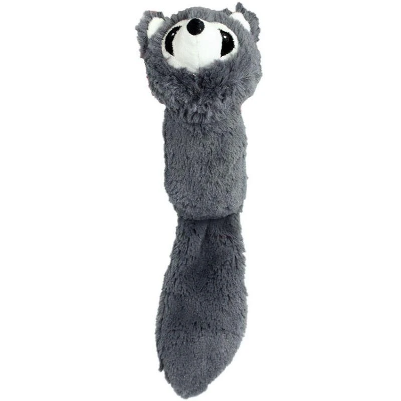 PET NOVA pilkas meškėnas žaislas šuniui 41cm