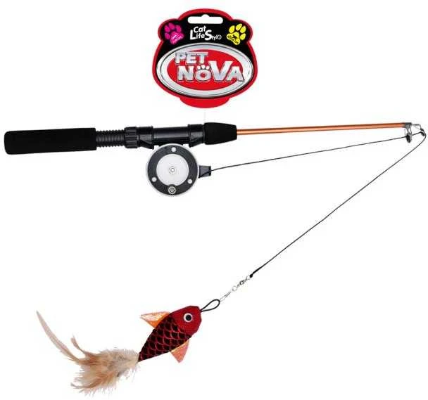 PET NOVA teleskopinė meškerė katėms 40-70cm