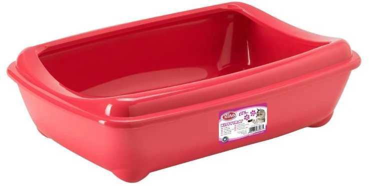 PET NOVA tualetas katėms didelis rožinis 50cm