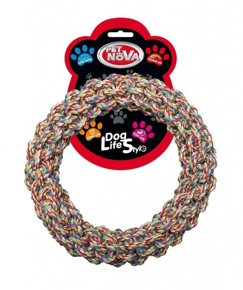 PET NOVA virvelinis žiedas šuniui 25x4cm