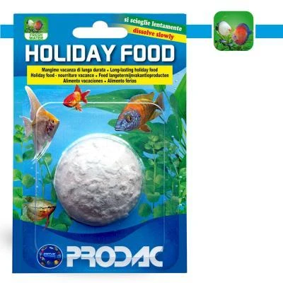Prodac Holyday Food žuvyčių pašaras atostogoms 12 dienų 1 tabletė 20g