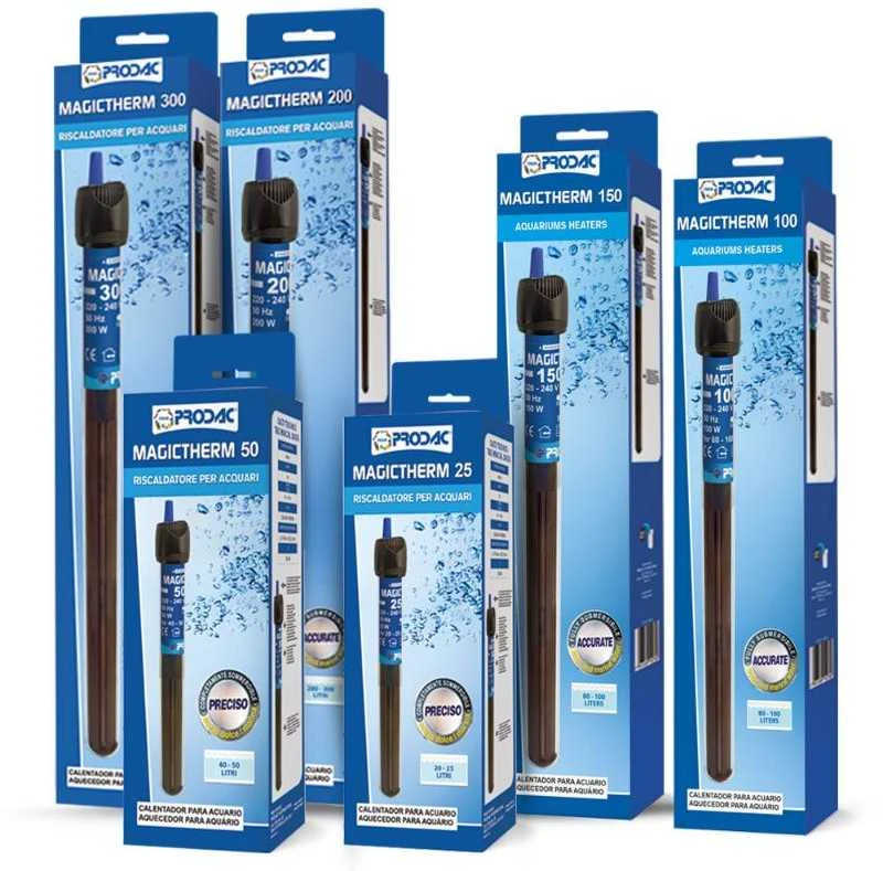 Prodac Magitherm MA200 200W 180-200L akvariumo vandens šildytuvas