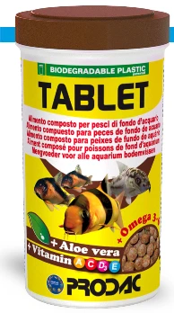 Prodac Tablets tabletės dugninėms žuvims 100ml 60g