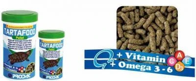Prodac TartaFood Pellet granulės dideliems ir vidutiniams vandens vėžliams 1200ml/350g