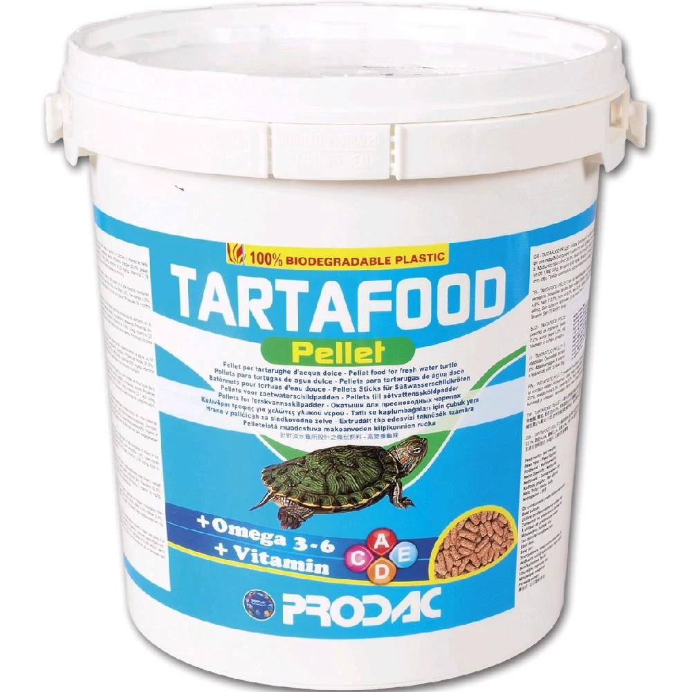 Prodac TartaFood Pellet granulės dideliems ir vidutiniams vandens vėžliams 4L/1kg
