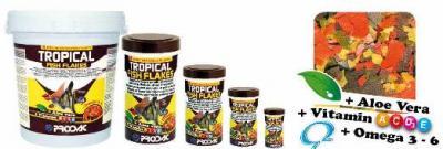 Prodac Tropical Fish Flakes dribsniai visų rūšių tropinėms žuvims 100ml 20g