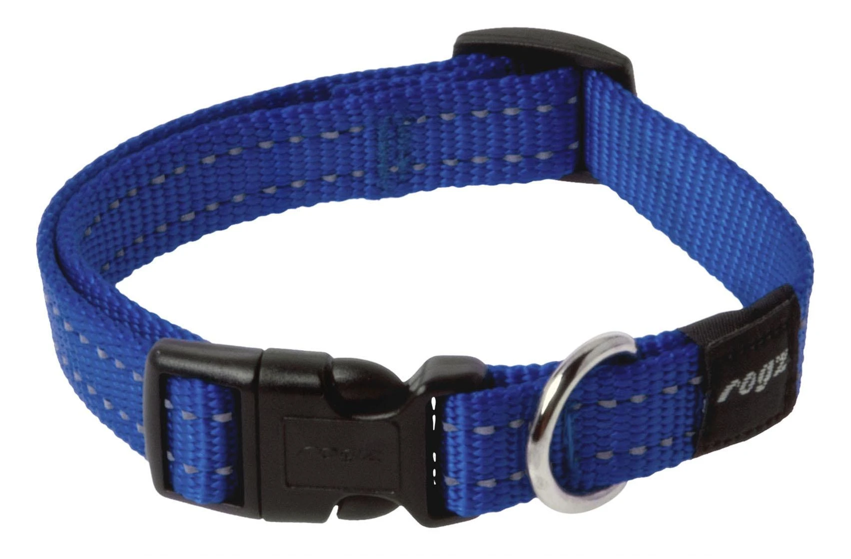 Rogz antkaklis šuniui Alpinist HB23B Mėlynas (plotis 1,6cm; apimtis 26-40cm)