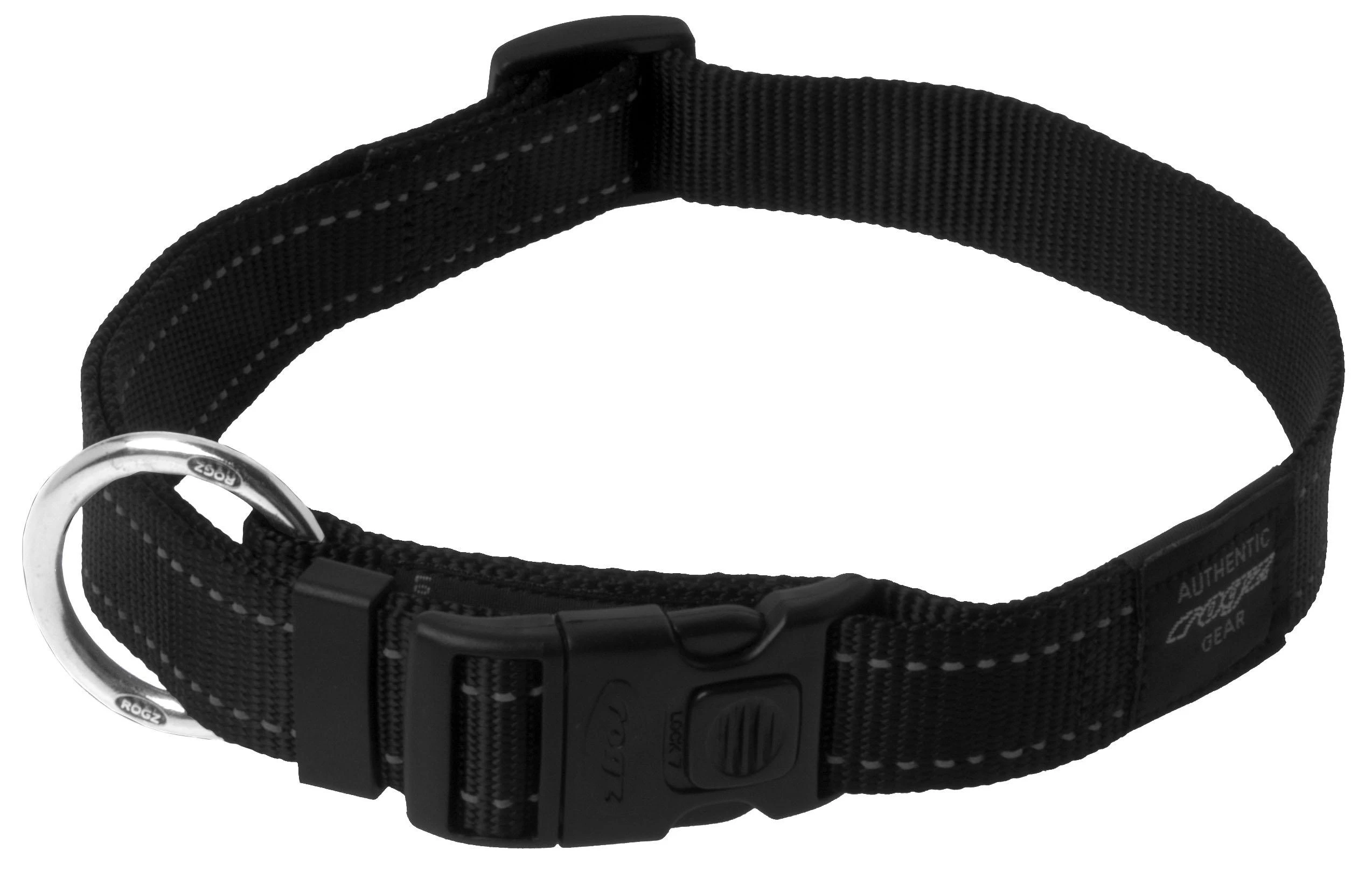 Rogz antkaklis atšvaitas šuniui Reflective HB05A (plotis 2,5cm; apimtis 43-70cm)