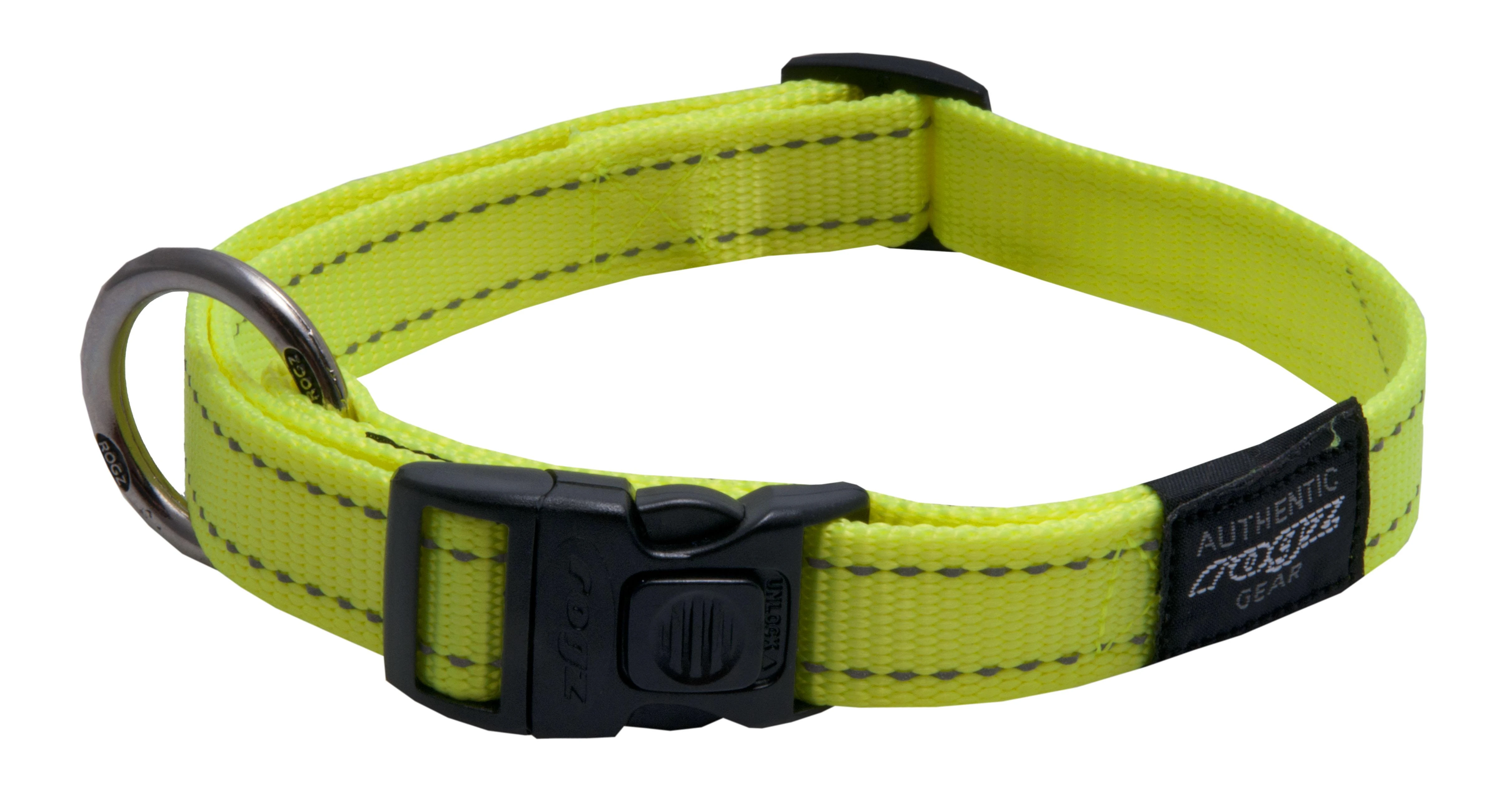Rogz antkaklis atšvaitas šuniui Reflective HB11H (plotis 1,6cm; apimtis 26-40cm)