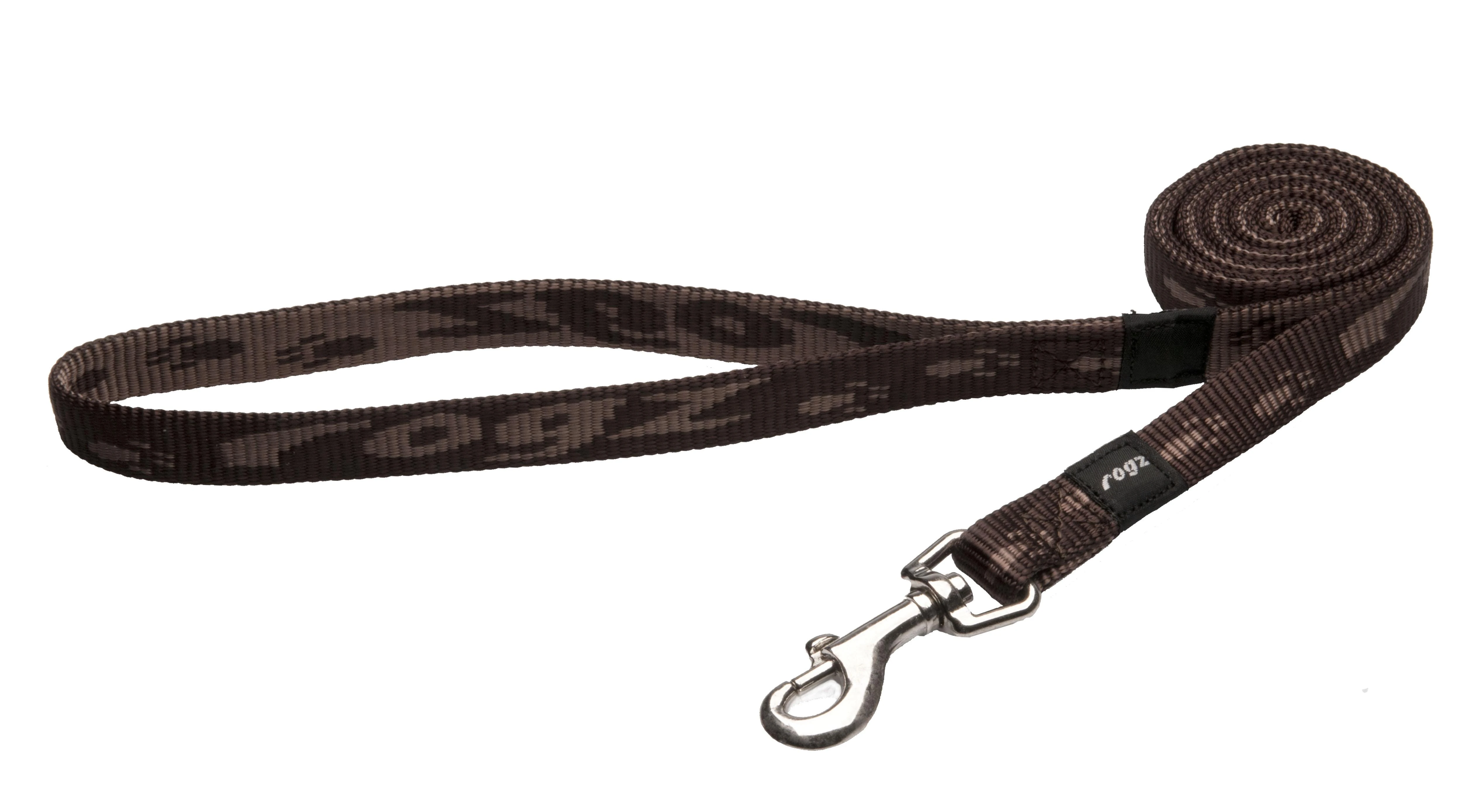 Rogz pavadėlis šuniui Alpinist HL25J Rudas (plotis 2cm; ilgis 140cm)