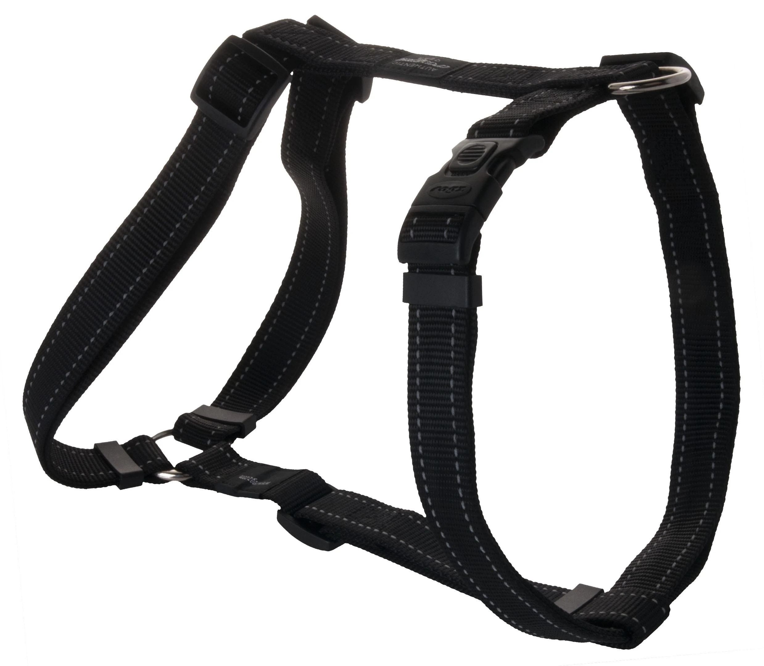 Rogz petnešos atšvaitas šuniui H-Harness Reflective SJ06A (plotis 2cm; apimtis 45-76cm)