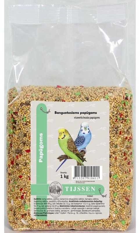 TIJSSEN banguotų papūgėlių lesalas 1kg (5)