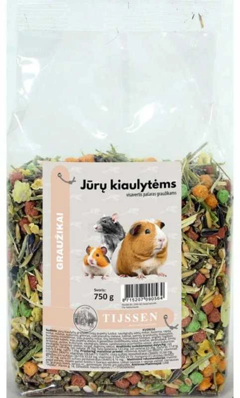 TIJSSEN jūrų kiaulyčių pašaras 750g (5)