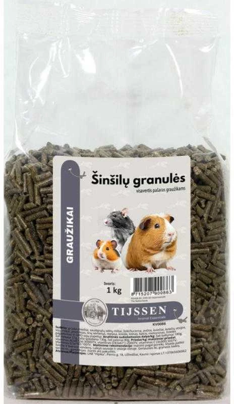 TIJSSEN šinšilų pašaras granulėmis 1kg (5)
