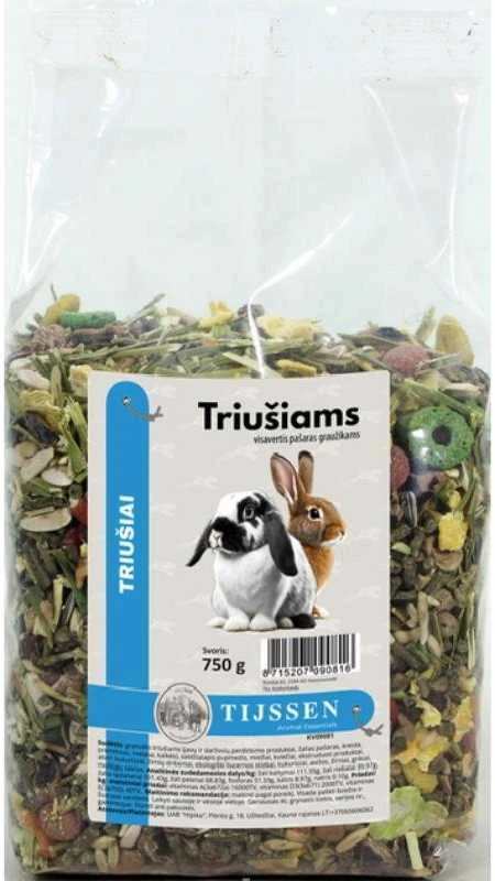 TIJSSEN triušių pašaras 750g (5)