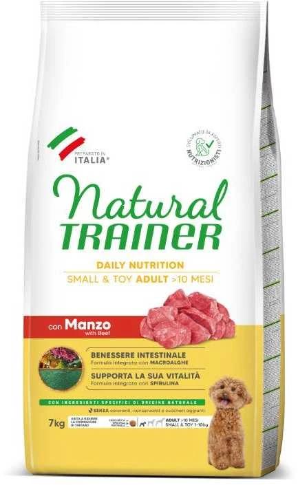 Trainer Natural Adult Mini sausas maistas su jautiena ir ryžiais šunims 7kg