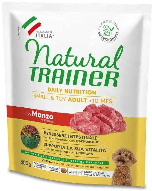 Trainer Natural Adult Mini sausas maistas su jautiena ir ryžiais šunims 800g