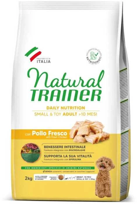 Trainer Natural Adult Mini sausas maistas su vištiena mažų veislių šunims 2kg