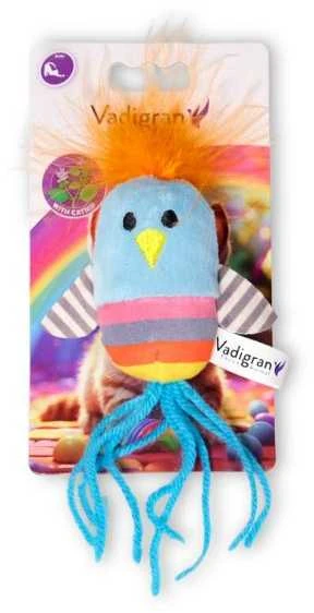 VADIGRAN Cat Toy kačių žaislas paukštis su katžole 15cm 2pak