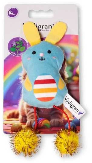 VADIGRAN Cat Toy kačių žaislas triušis su katžole 15cm 2pak