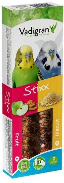 VADIGRAN Stixx Fruit-Biscuit papūgom 2 skoniai 90g