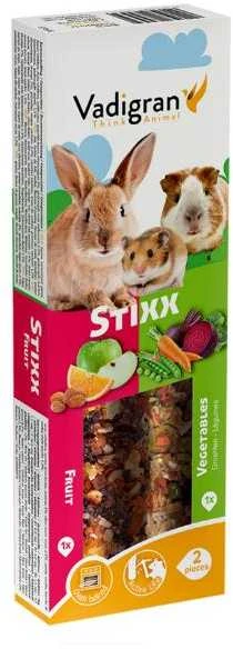 VADIGRAN Stixx FV graužikams 2 skoniai vaisiai/daržovės 110g