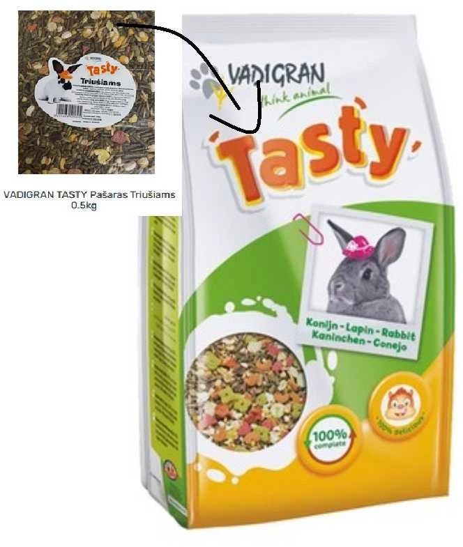 VDG Tasty Rabbit pašaras triušiams 2.25kg