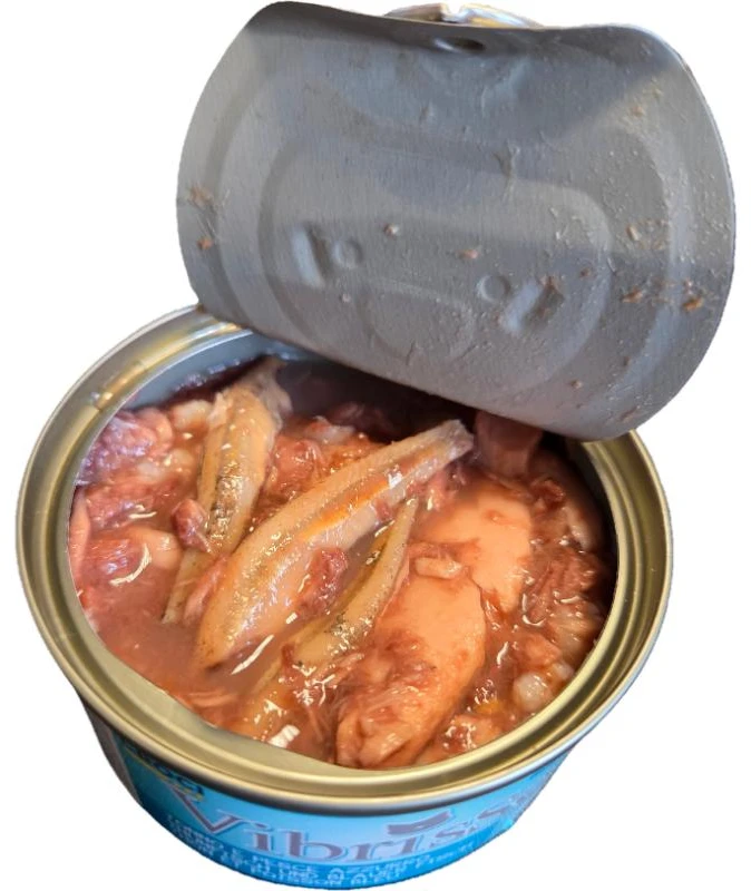 VIBRISSE kons. katėms tunas/melsvažuvė 70g 12vnt