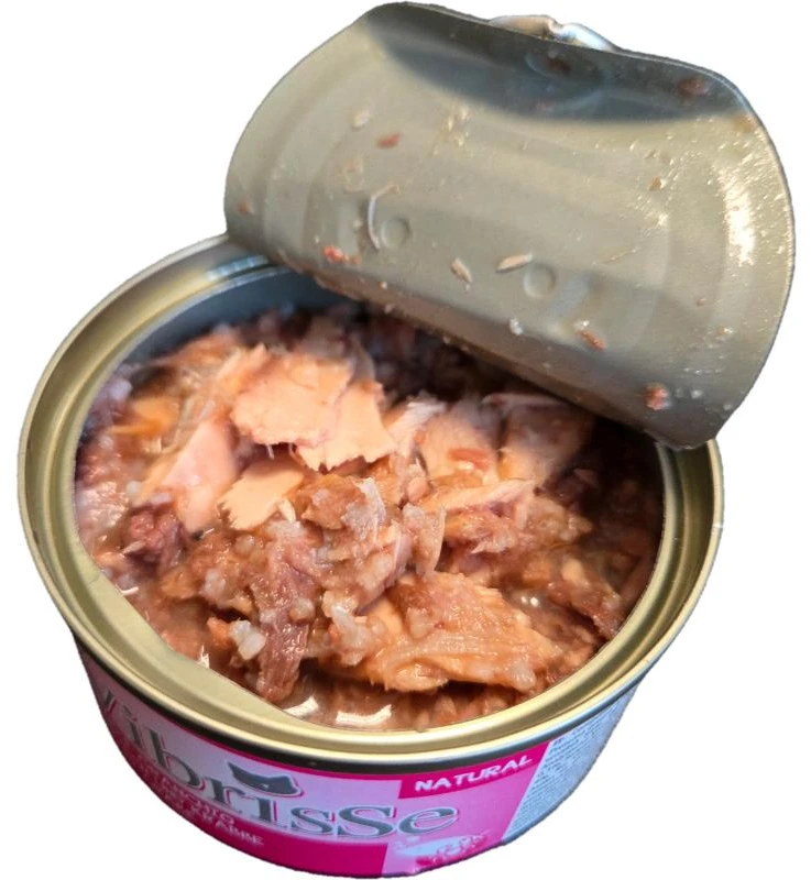 VIBRISSE kons. katėms tunas su krabais 70g 12vnt