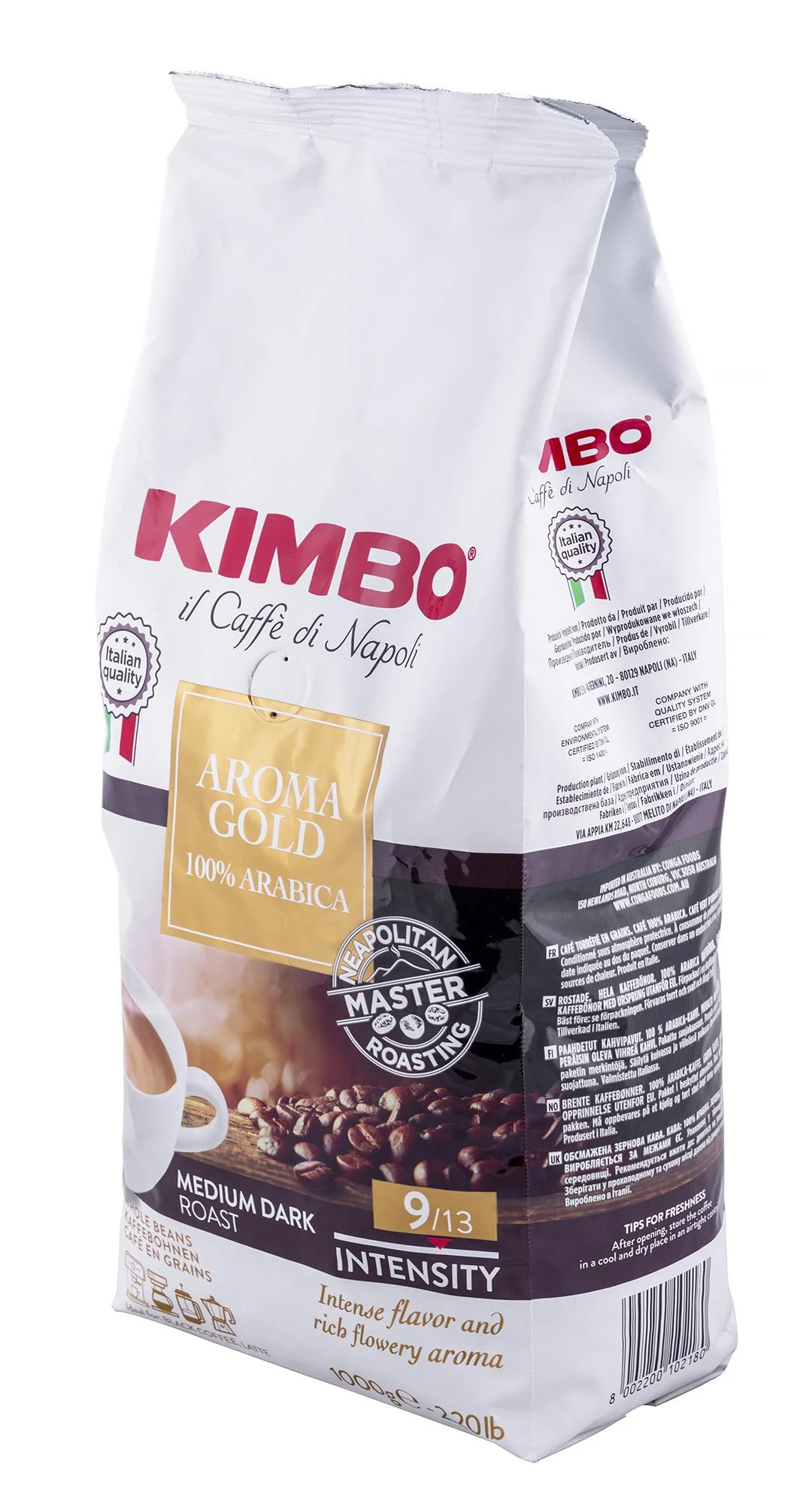 Kavos pupelės KIMBO Espresso Napoli, 1kg